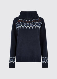 Riverstown Fair Isle Sweater - Navy