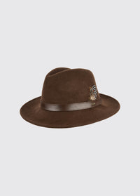 Gallagher Ladies Felt Hat - Bourbon