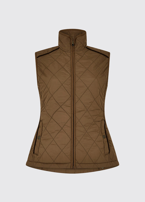 Heywood Women’s Quilted Gilet - Bronze