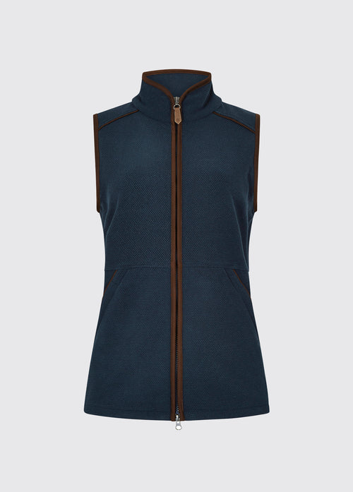 Carbury Women's Fleece Gilet - Navy