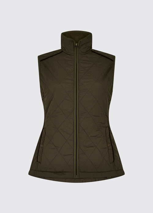 Heywood Women’s Quilted Gilet- Olive