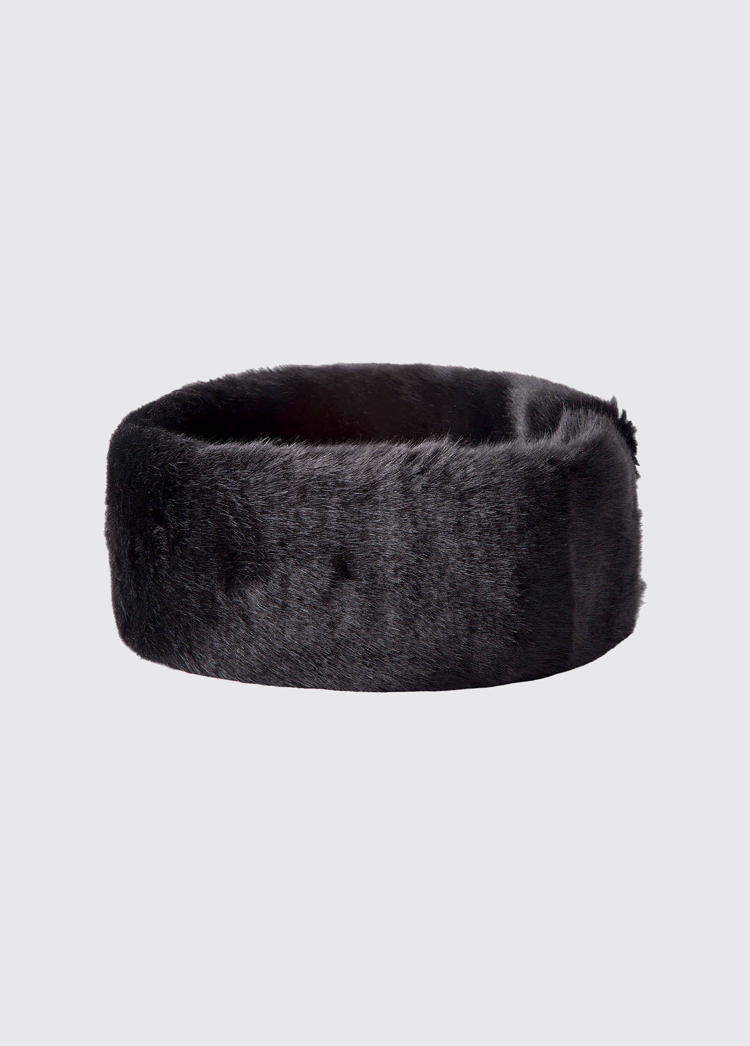 Faux Ladies Fur Headband - Black display picture 1