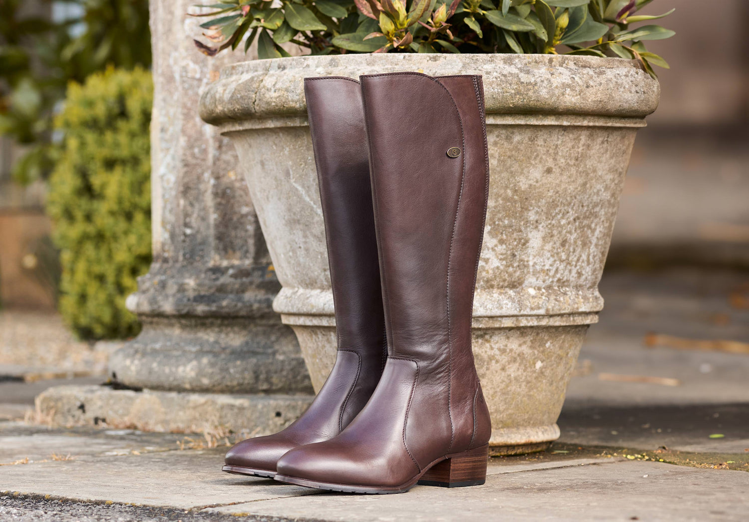 Downpatrick Knee High Boot Old Rum - Main Image