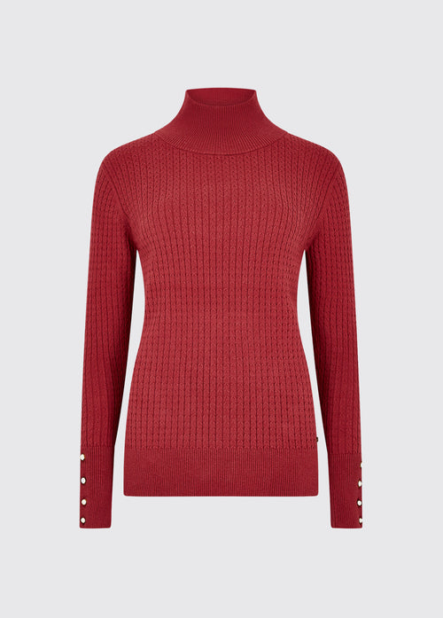 Brennan Knitted Sweater - Ruby