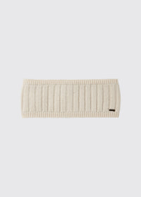 Mohill Ladies Knitted Headband - Chalk