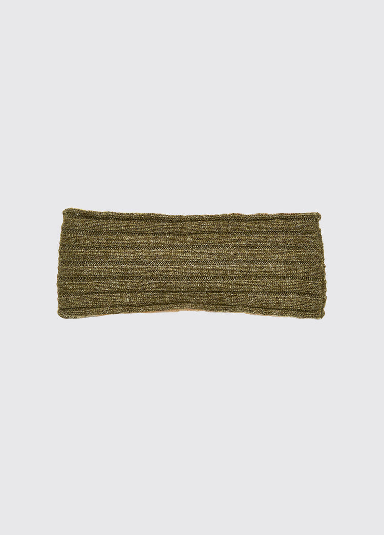 Foley Ladies Knitted Headband - Dusky Green