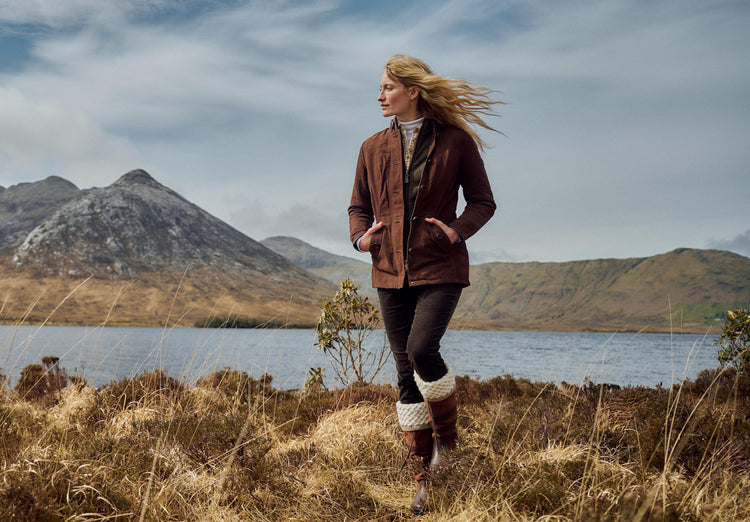 Joyce Leather Jacket - Walnut