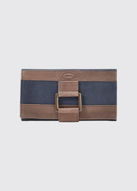 Dunbrody Ladies Leather Purse - Navy/Brown