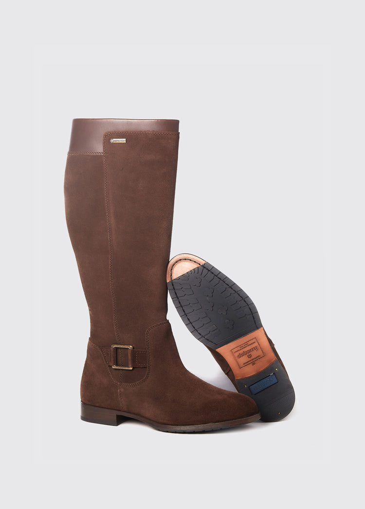 Limerick Ladies Leather Soled Boot - Cigar