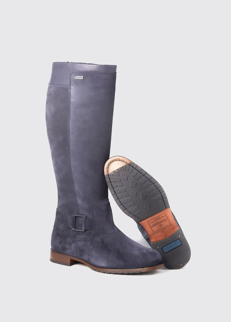 Limerick Ladies Leather Soled Boot - French Navy