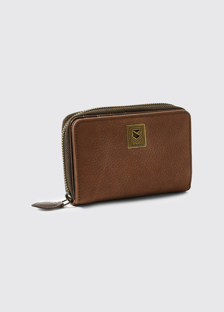 Enniskerry Ladies Leather Wallet - Walnut