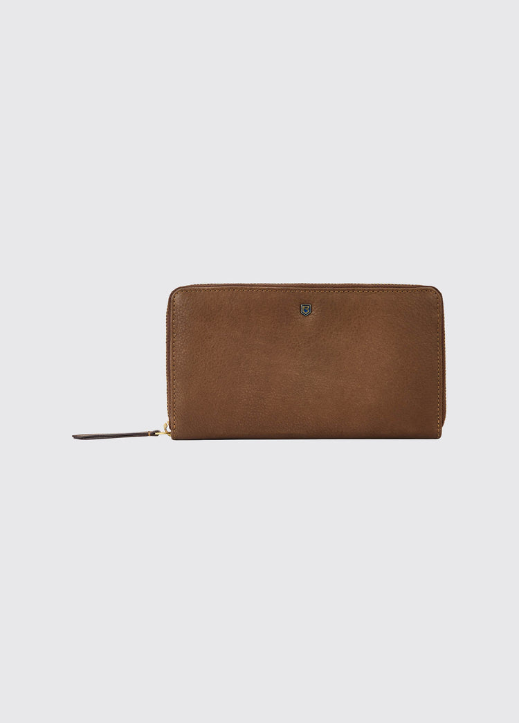 Portlick Ladies Leather Wallet - Walnut