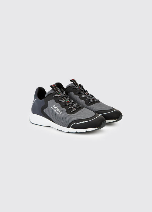 Palma Ladies Lightweight Laced Trainer - Graphite