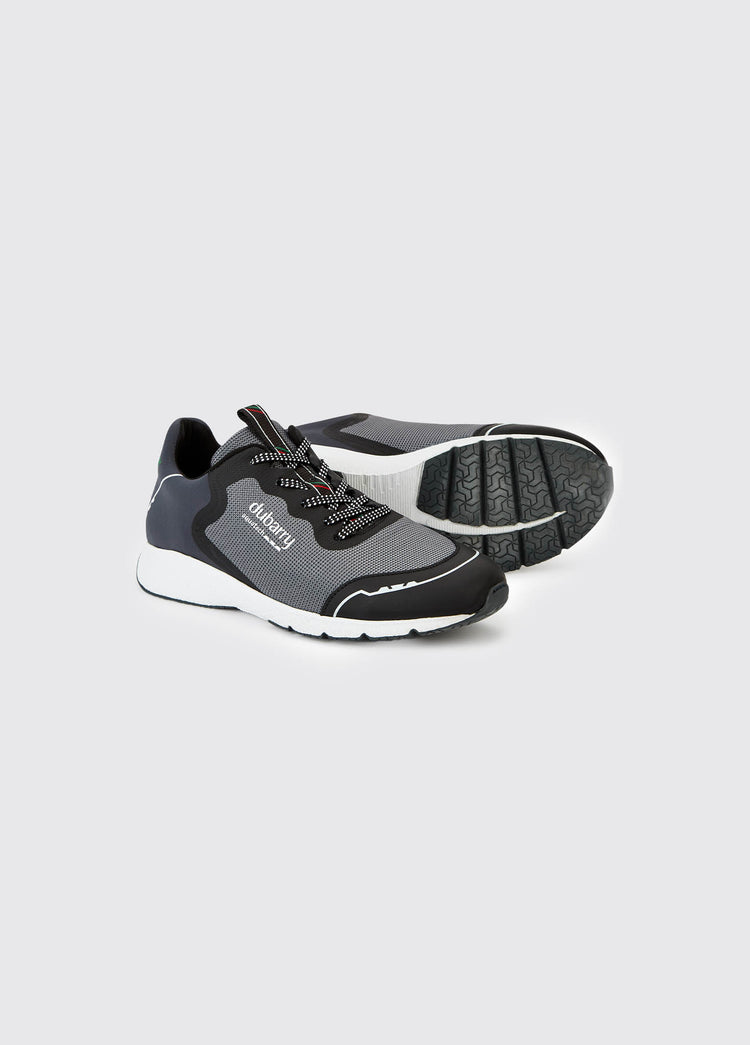 Palma Ladies Lightweight Laced Trainer - Graphite