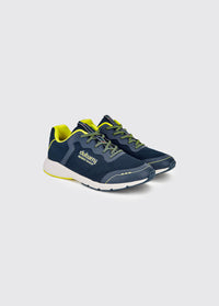 Palermo Ladies Lightweight Sporty Trainer - Navy/Citrus