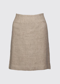 Sunflower Linen Ladies Skirt - Oatmeal