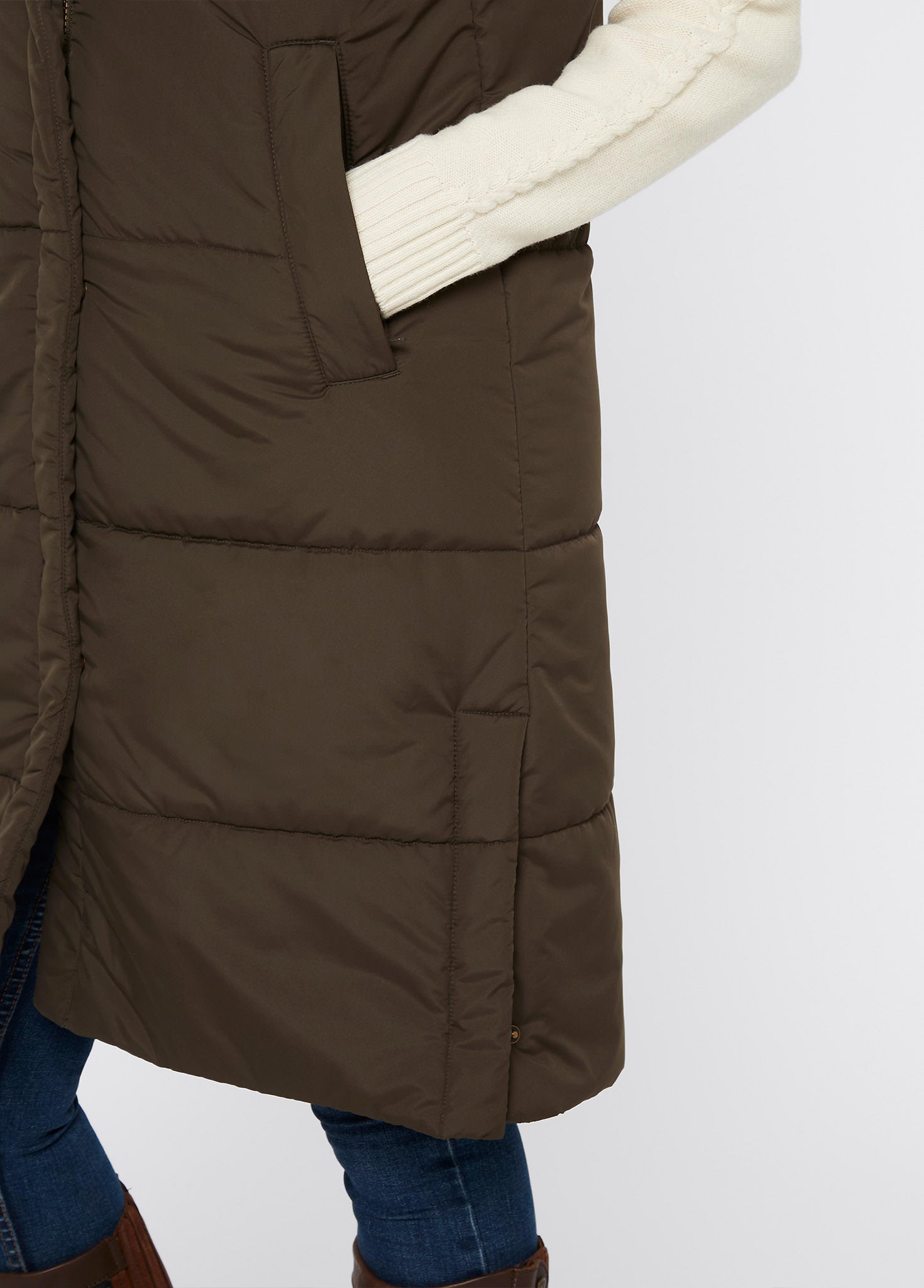 Ryan Women's Hooded Gilet - Olive