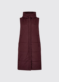 Ryan Women’s Hooded Gilet - Ox Blood