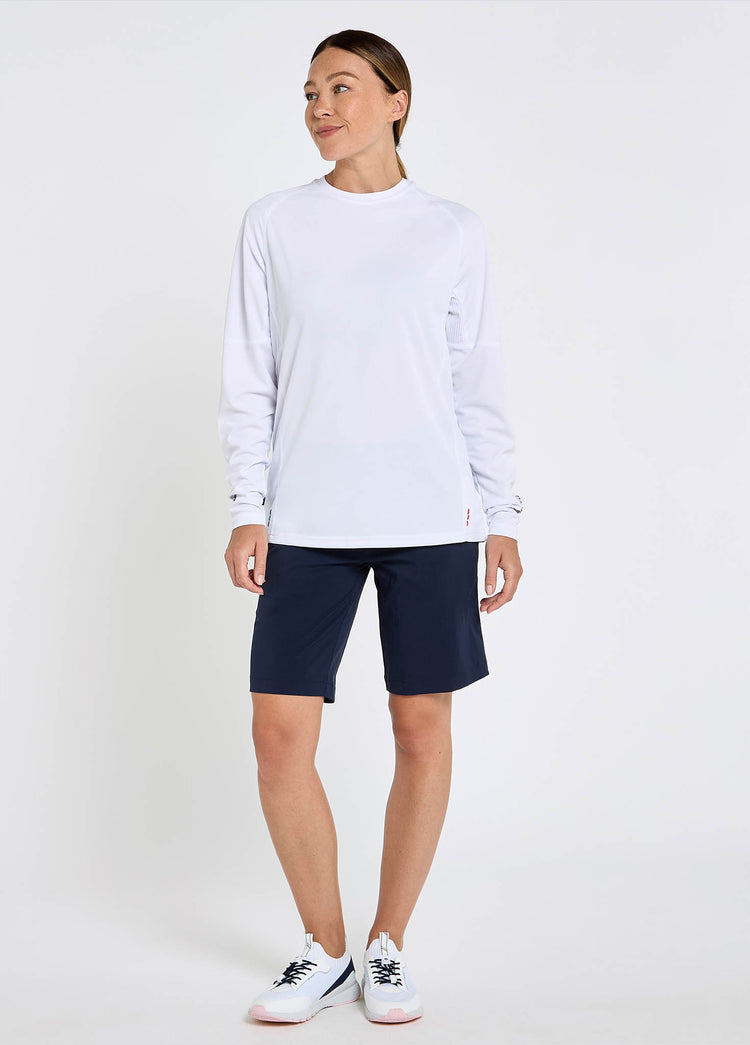 Ancona Ladies Long-Sleeved T-Shirt - White