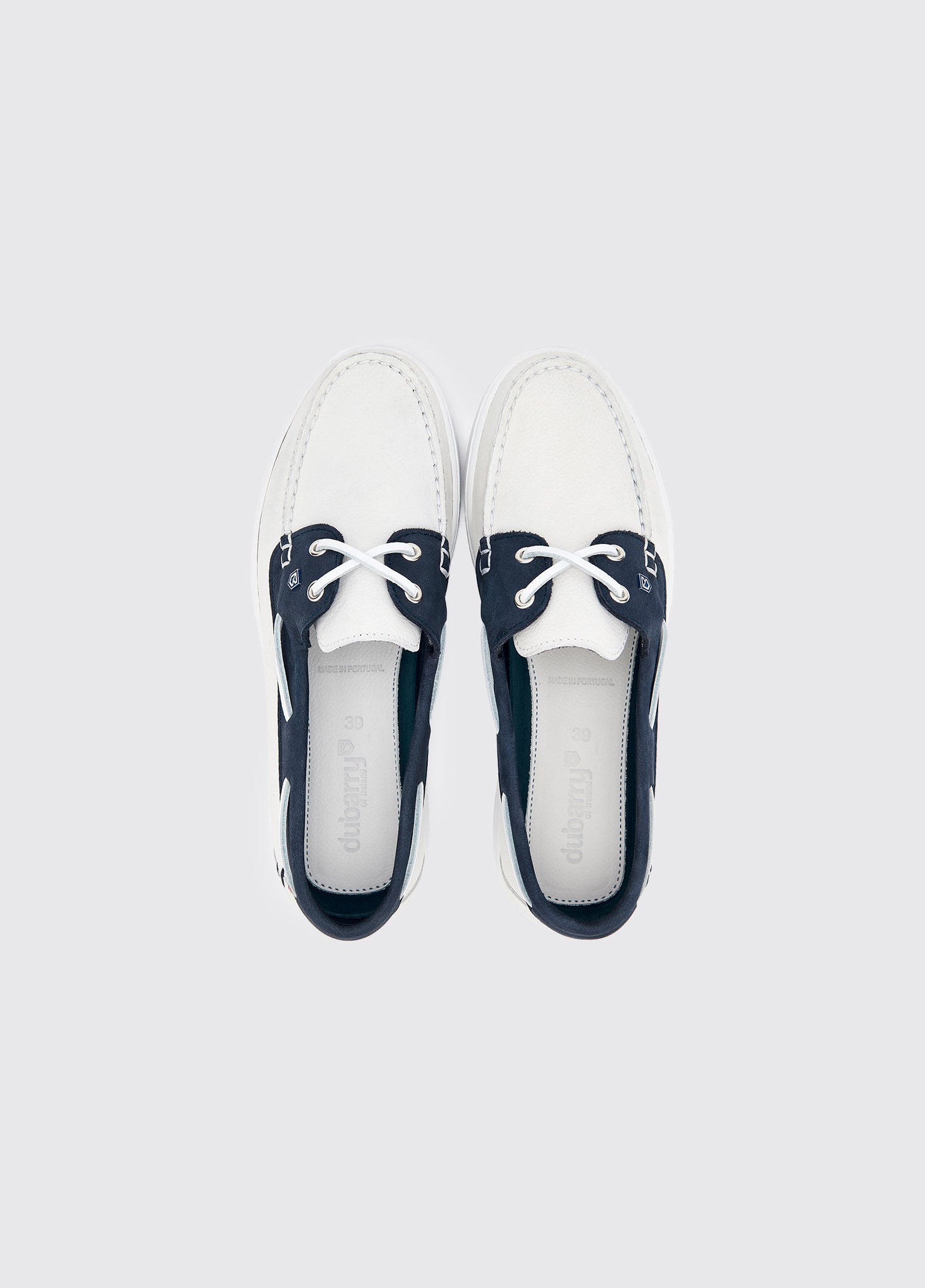 Marbella Deck Shoe White/Navy1