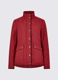 Bettystown Quilted Coat - Ruby