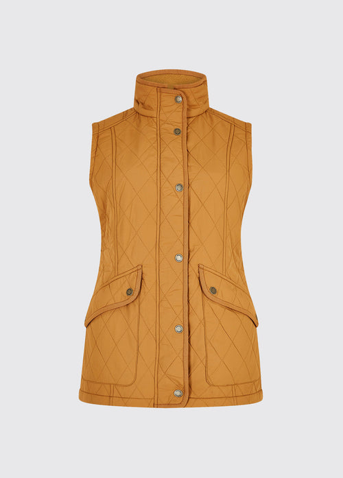 Clonmel Quilted Gilet - Amber