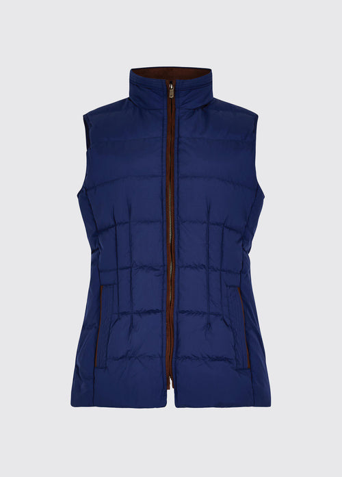 Spiddal Quilted Gilet - Peacock Blue