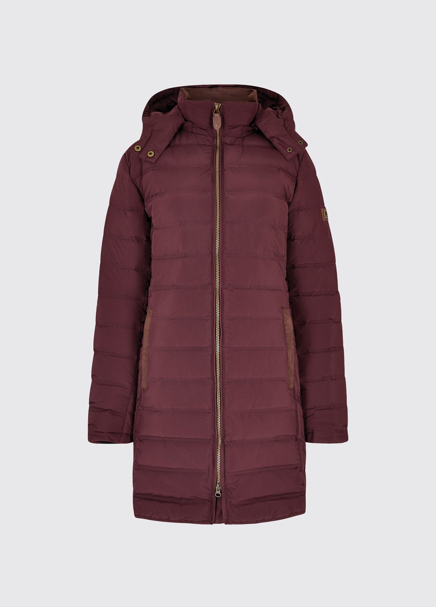 Ballybrophy Quilted Jacket Currant