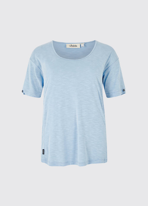 Cloyne Short Sleeved Top - Light Sky