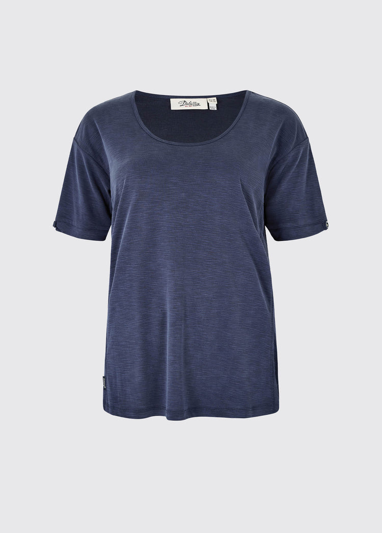 Cloyne Short Sleeved Top - Navy