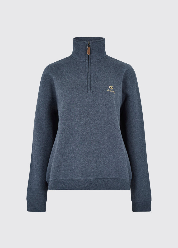 Castlemartyr Women's Quarter Zip Sweatshirt - Denim