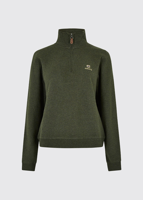 Castlemartyr Women's Quarter Zip Sweatshirt - Olive