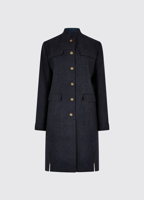 Coolepark Tweed Coat - Navy