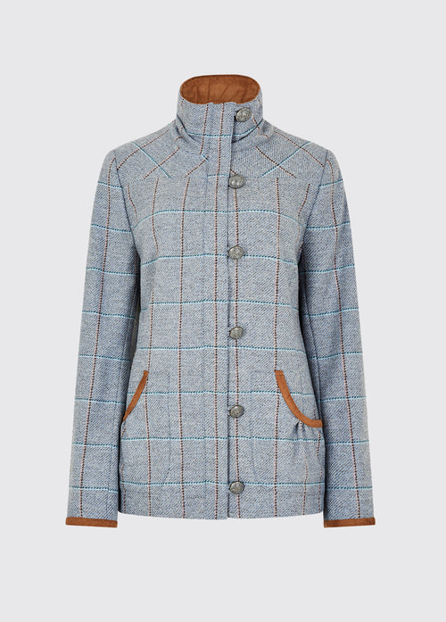 Bracken Tweed Jacket - Blue Heather
