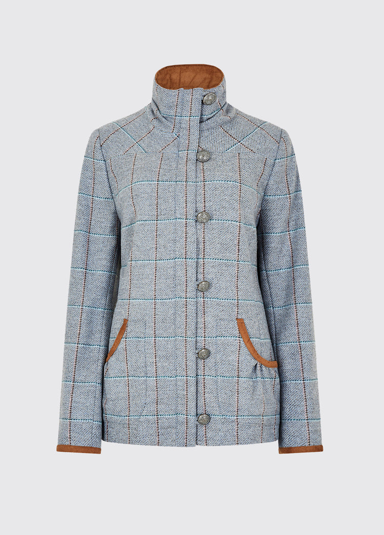 Bracken Tweed Jacket - Blue Heather