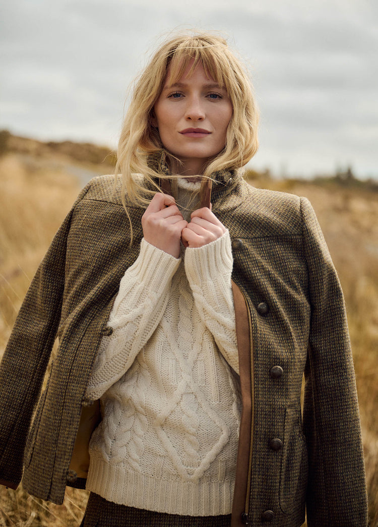 Bracken Tweed Jacket - Heath