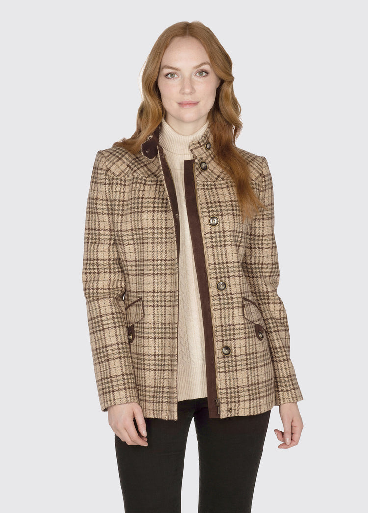 Heatherbell Tweed Jacket - Pebble