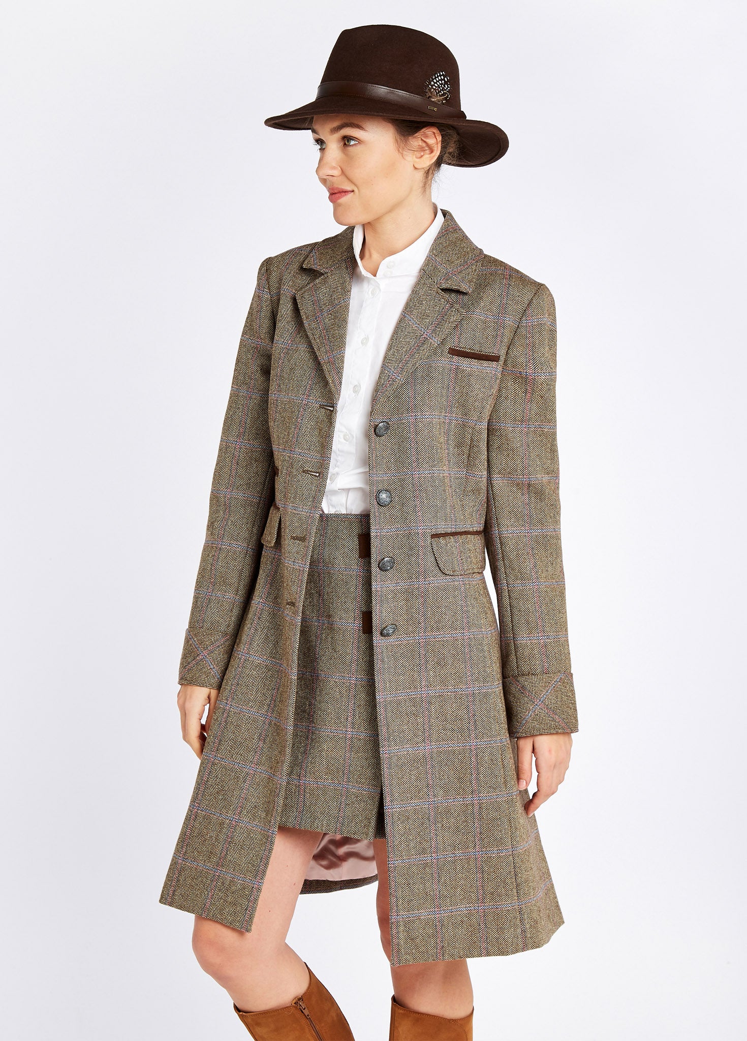 Blackthorn Tweed Jacket - Woodrose
