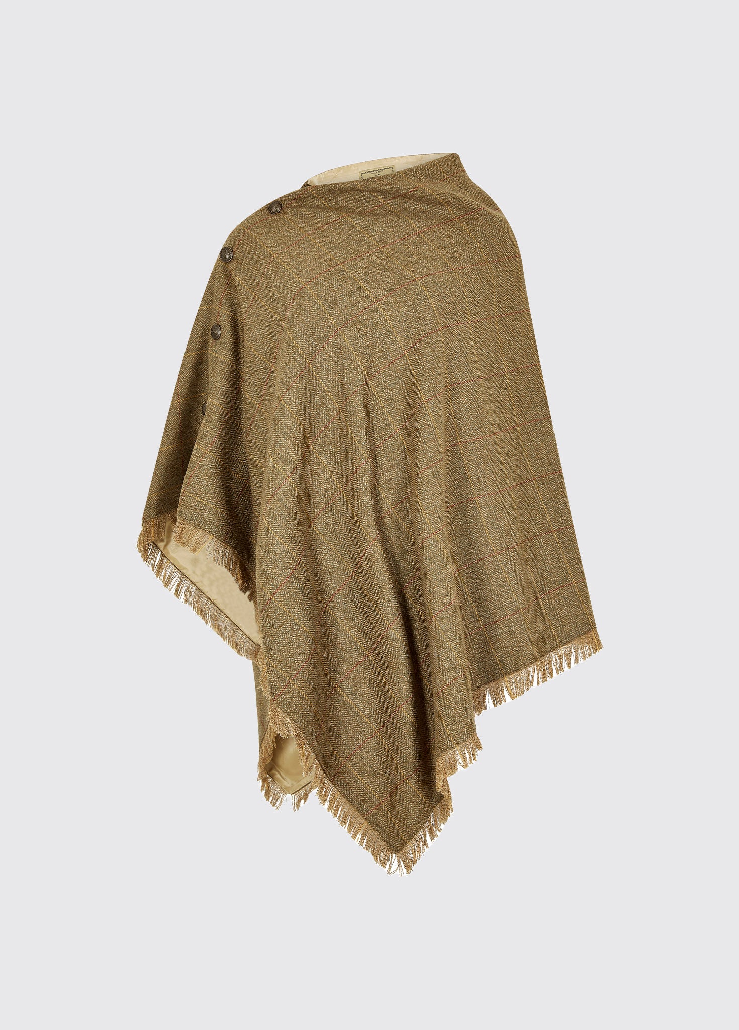 Hazelwood Tweed Poncho - Sorrel