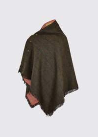 Hazelwood Tweed Poncho - Hemlock