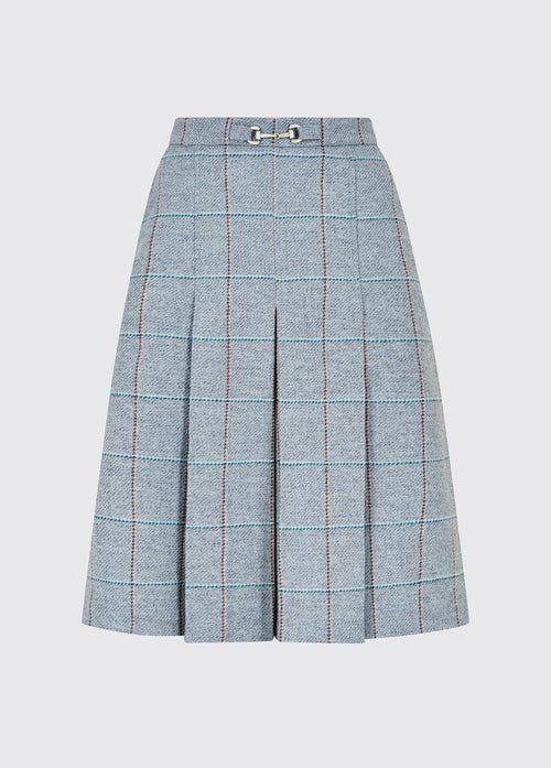 Spruce Tweed Skirt - Blue Heather - Size EU 36