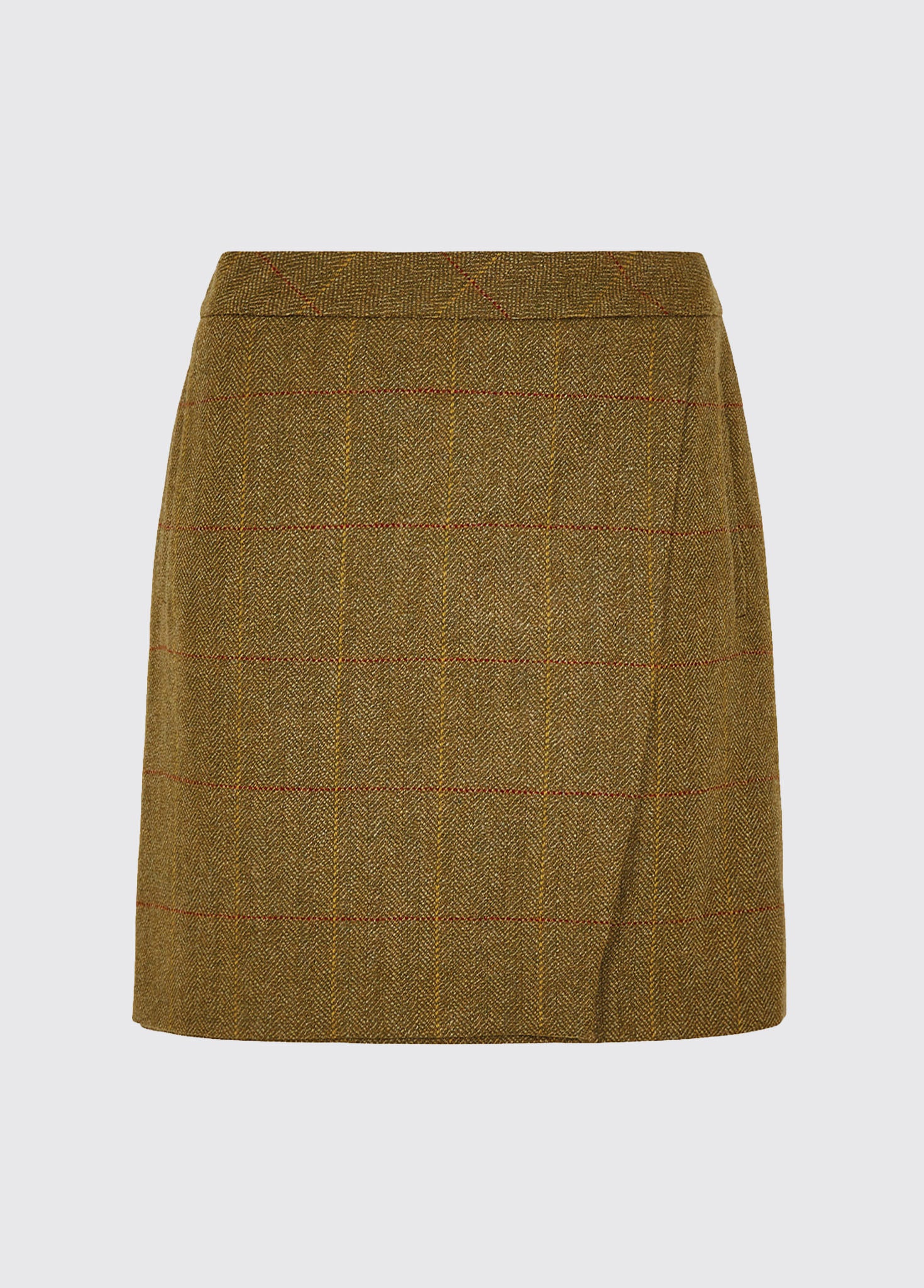 Buckthorn Tweed Skirt Elm