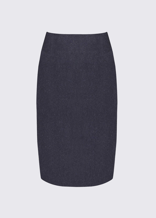 Fern Tweed Skirt - Navy