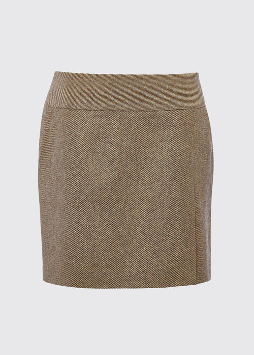 Bellflower Tweed Skirt - Sable