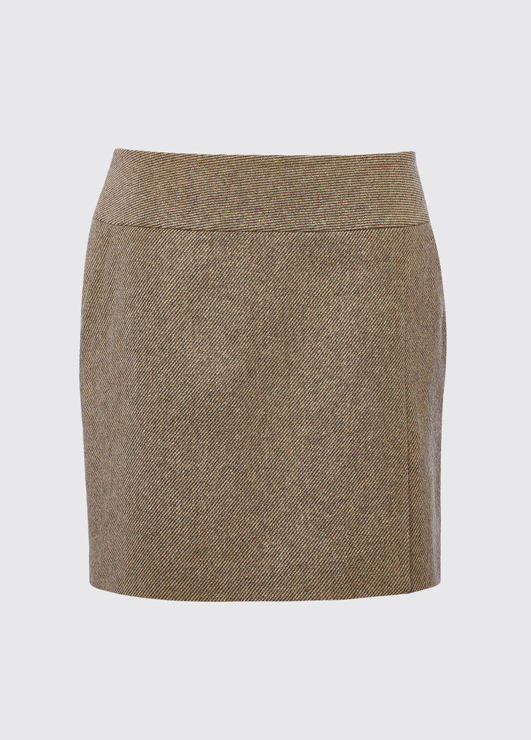 Bellflower Tweed Skirt - Sable