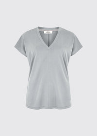 Laragh V-Neck Top - Platinum