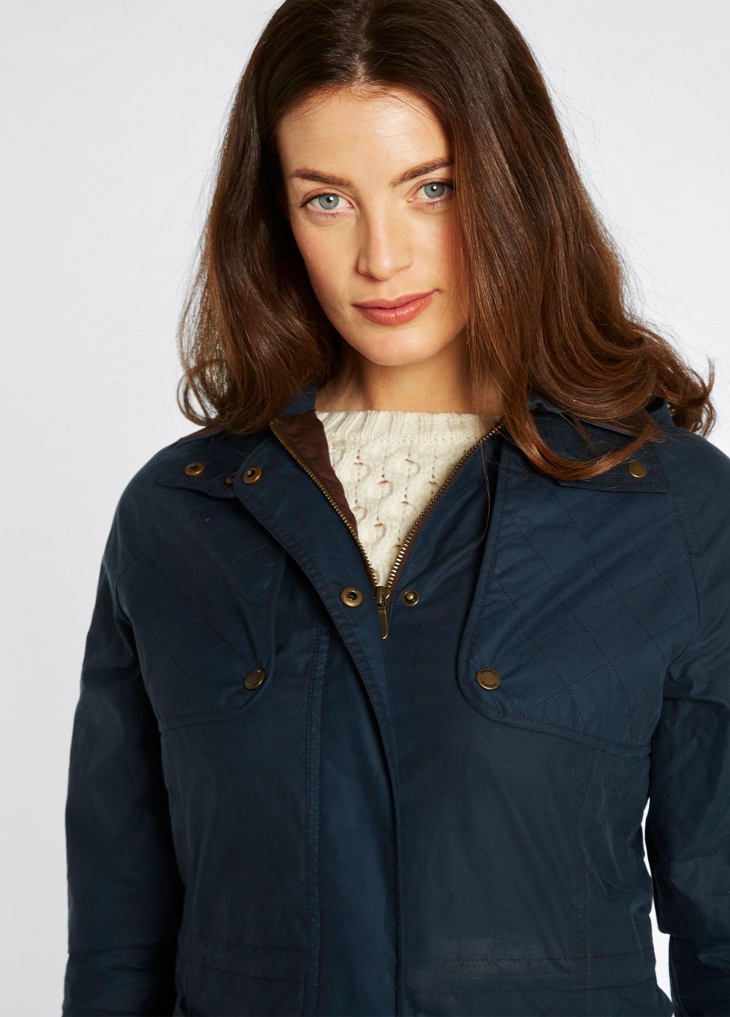 Radford Ladies Wax Jacket Storm Blue