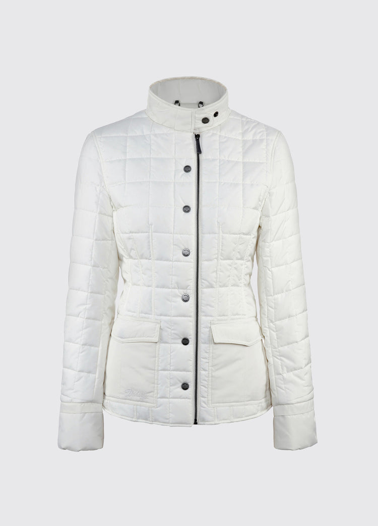 Carra Womens Quilted Jacket - Sail White