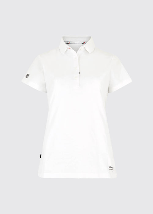 Martinique Women's Short-sleeved Polo - White