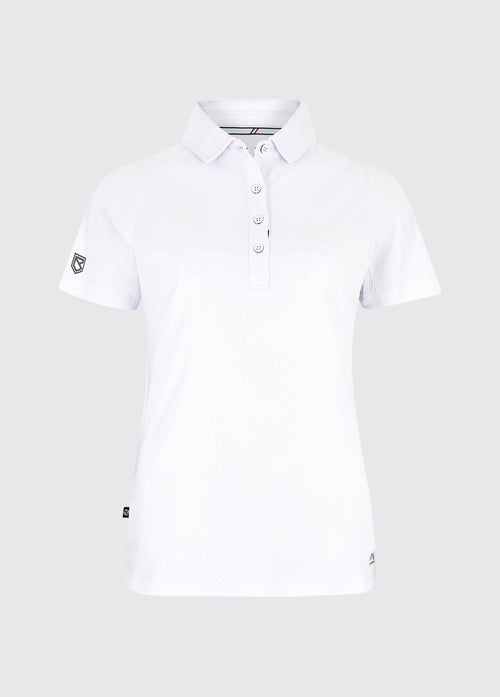 Riviera Women's Technical Polo - White